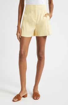 Veronica Beard Brit Linen Blend Shorts