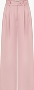 Malva Florea High-waisted Loose-fitting Pants in Powder