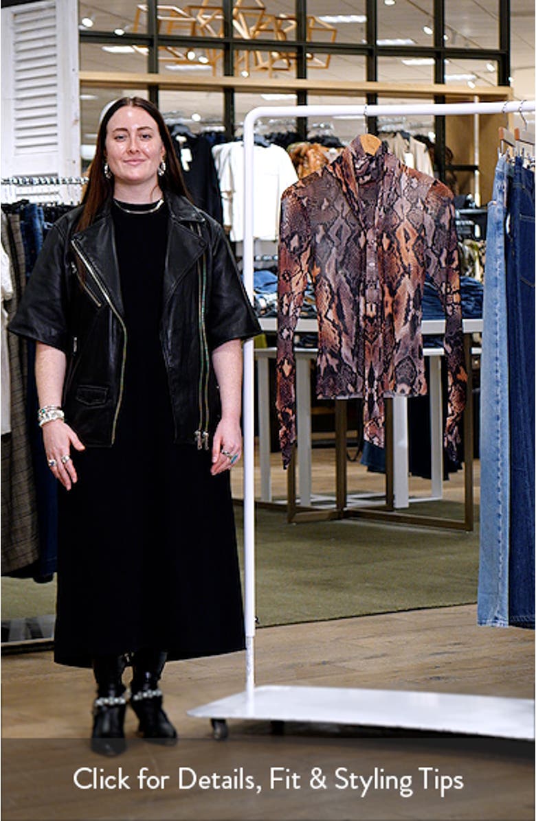 Julien Tie Neck Turtleneck Mesh Top, sales video thumbnail