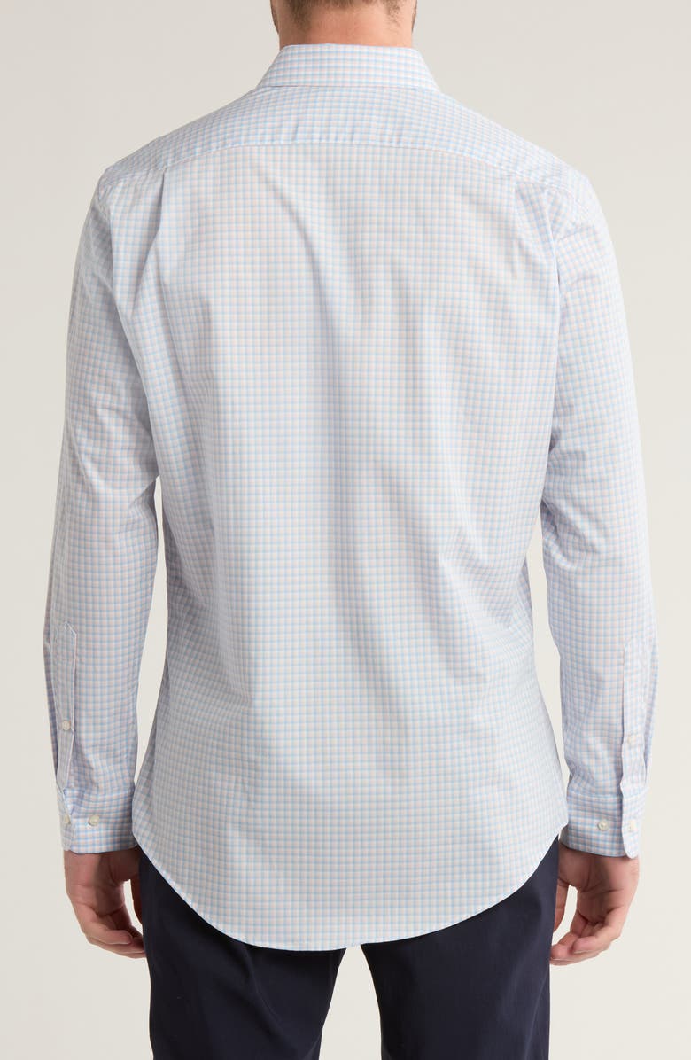 Nordstrom Trim Fit Easy Care Check Cotton Dress Shirt, Alternate, color, 