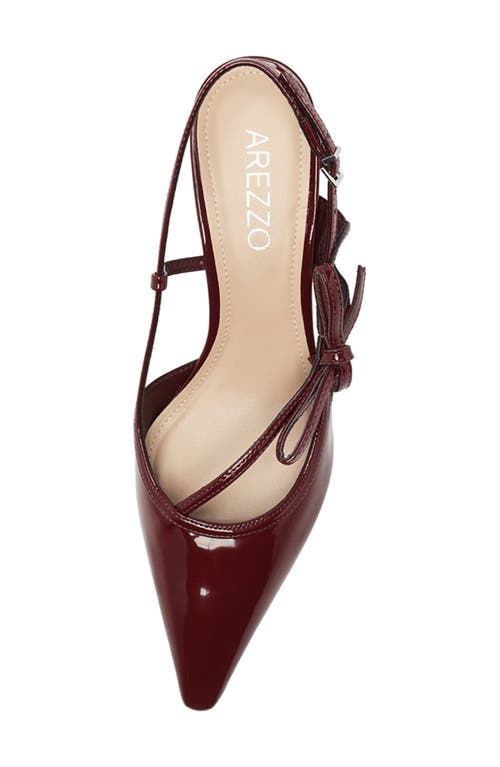 Arezzo Tessa Pointed Toe Slingback Pump In Multi
