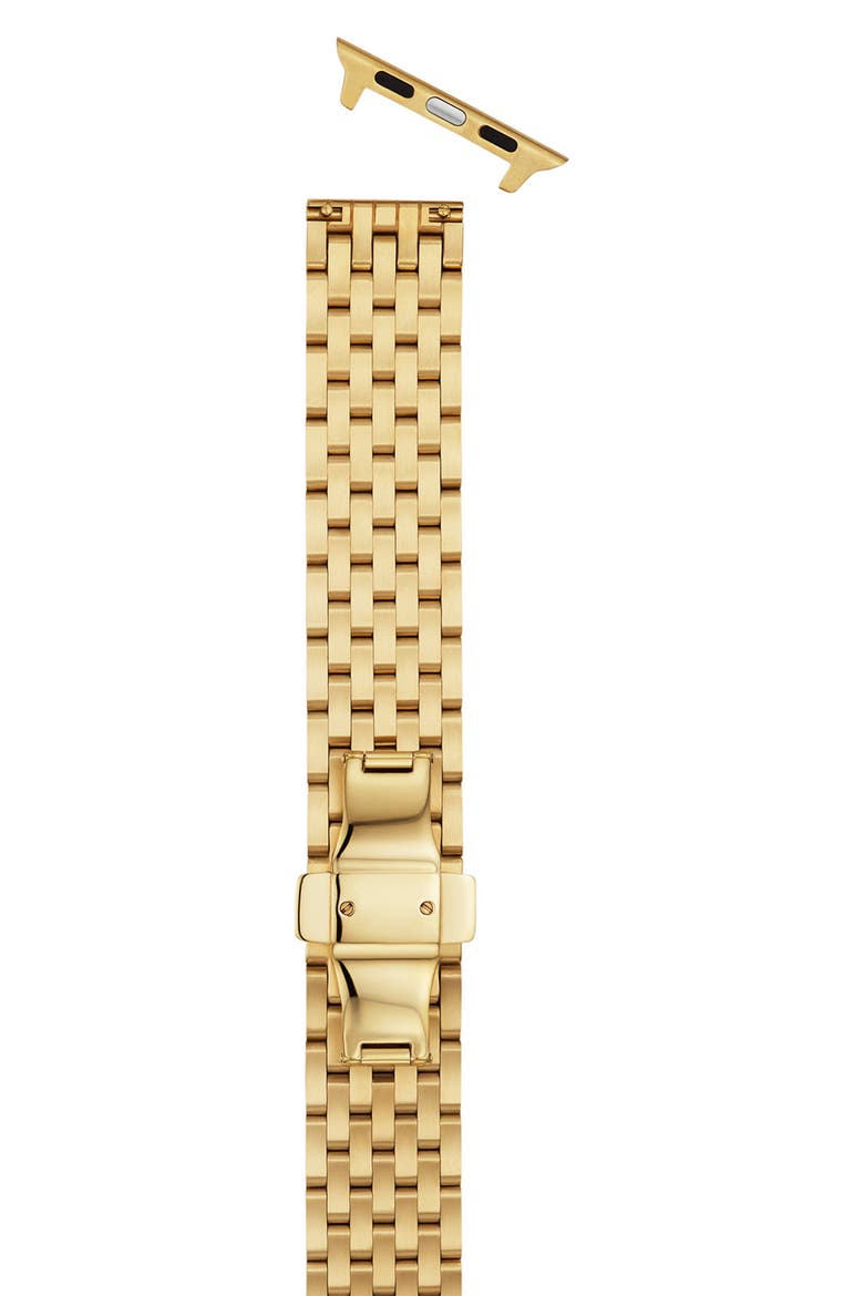 20mm Apple Watch® Bracelet Watchband, Alternate, color, GOLD