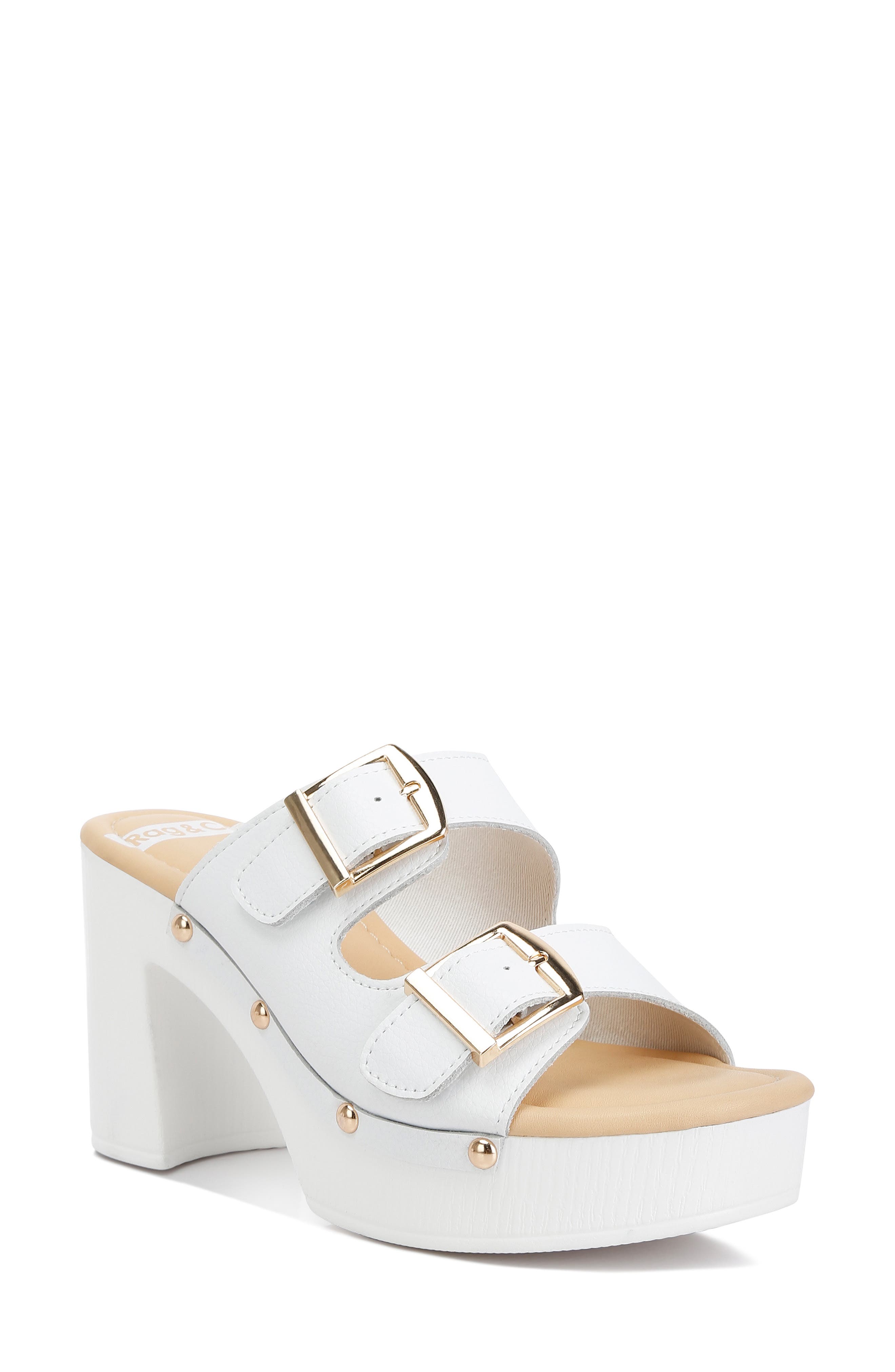 Kenna Double Buckle Strap Platform Sandal