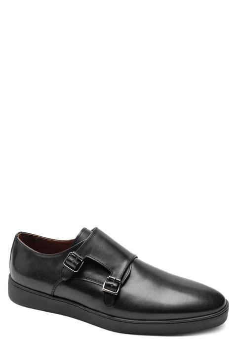 Men's Black Monk-Strap Shoes | Nordstrom