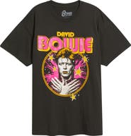 Merch Traffic David Bowie Cotton Graphic T-Shirt