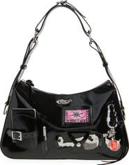 Chopova Lowena Sofia Patent Leather Handbag