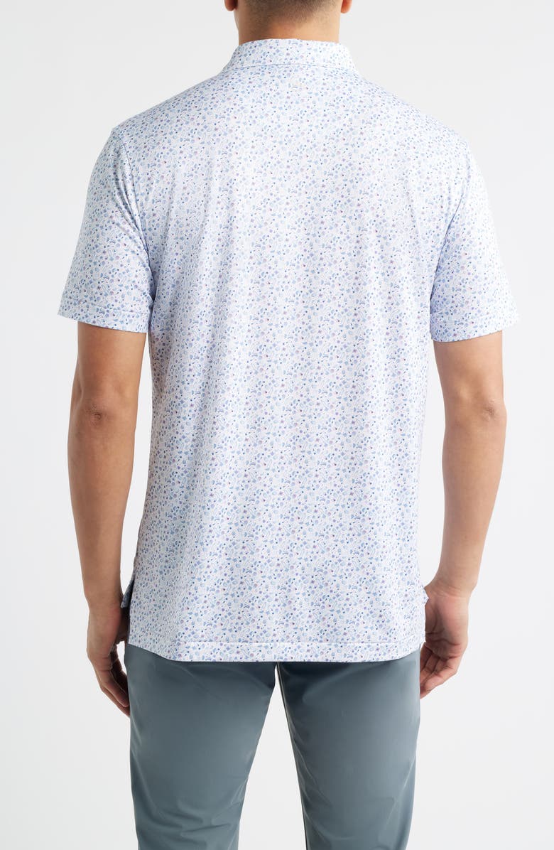 Peter Millar Oyster Roast Performance Jersey Polo, Alternate, color, White