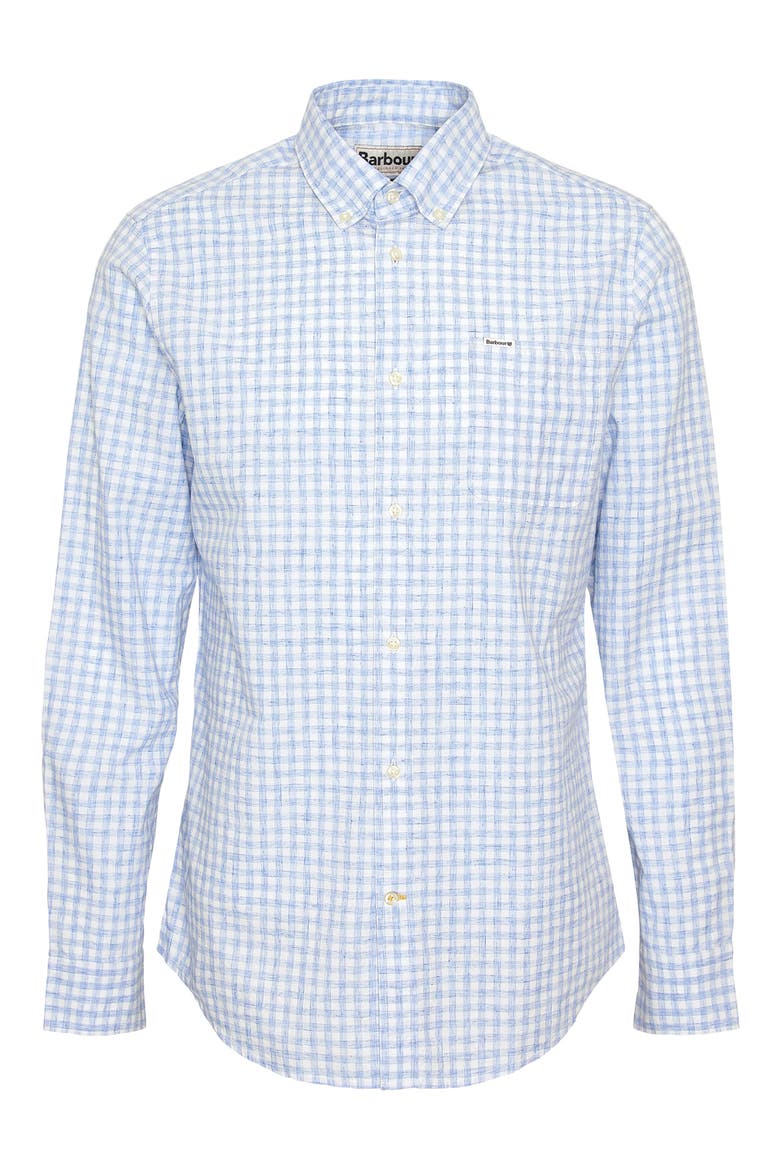 Kanehill Tailored Fit Button-Down Shirt, Alternate, color, SKY