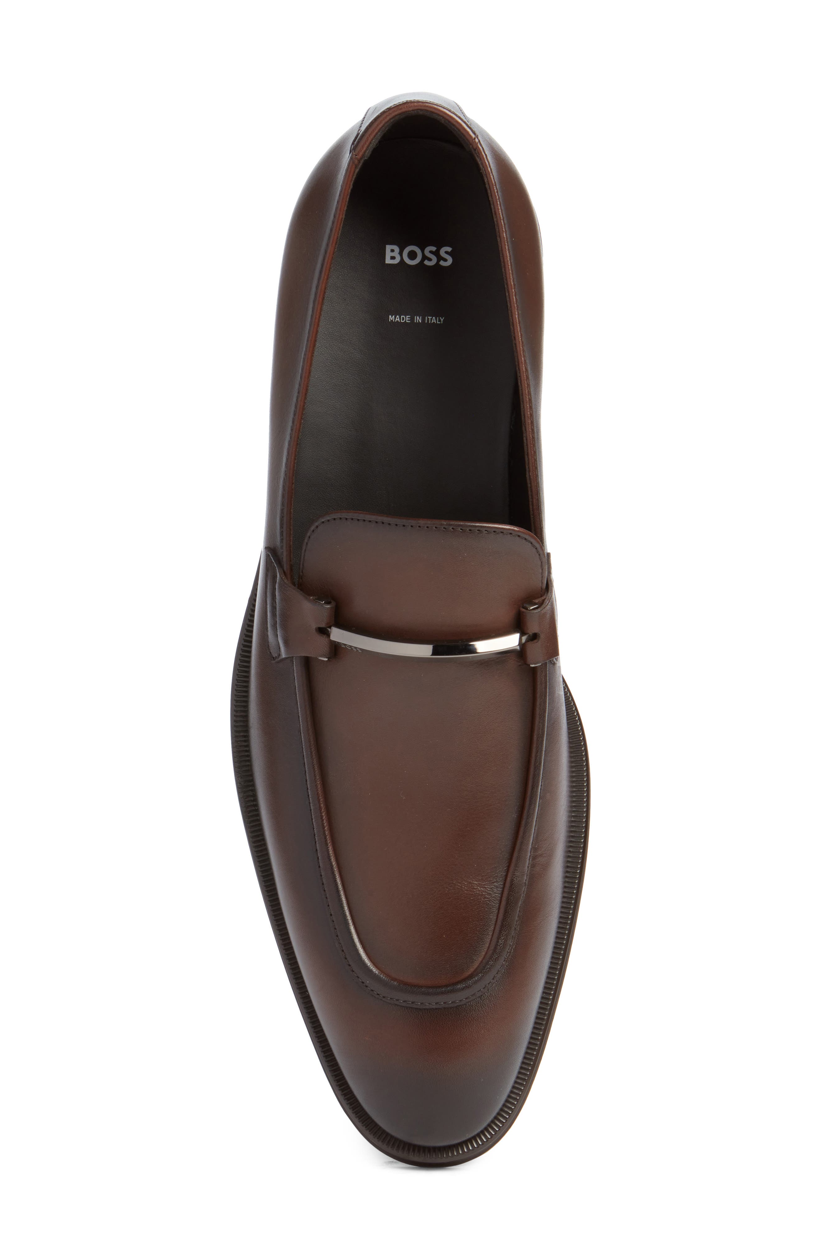 Teylor Bit Loafer, Alternate, color, DARK BROWN