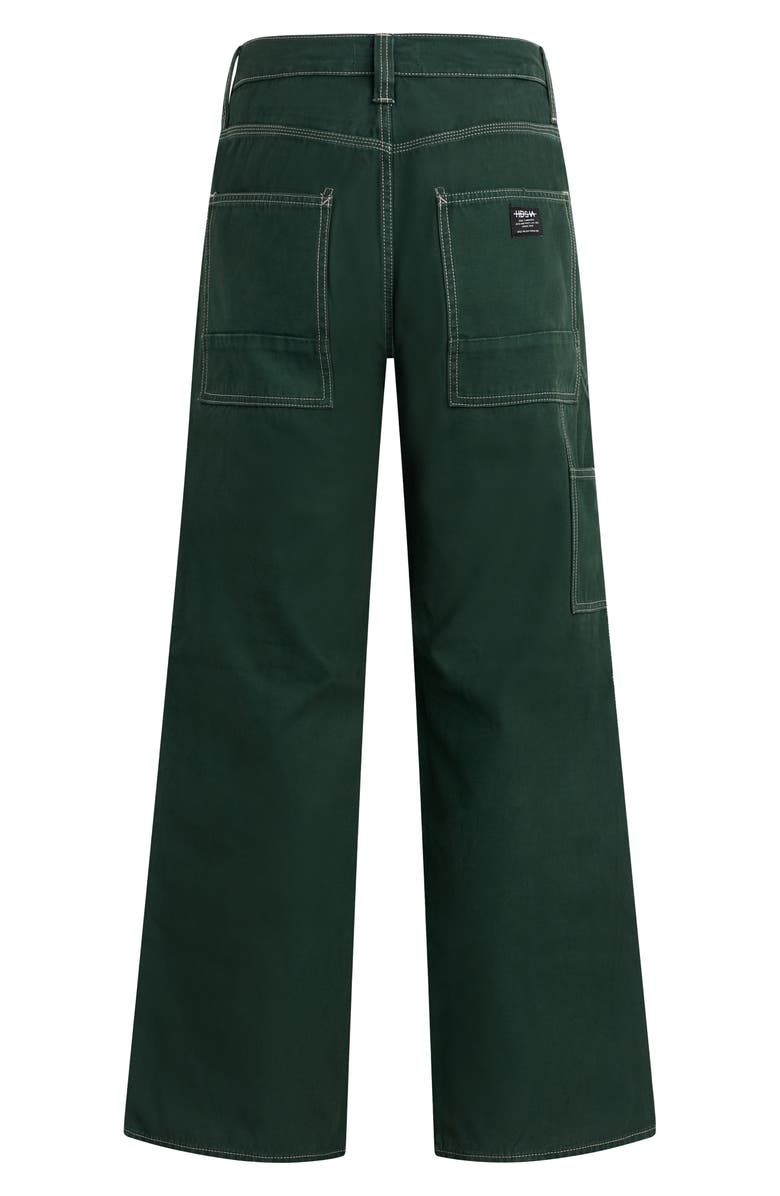 Hudson Jeans Luca Wide Leg Carpenter Pants, Alternate, color, Smoke Pine