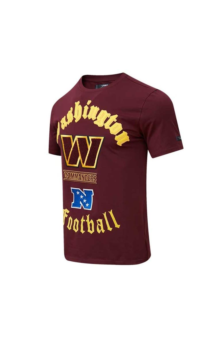 Men's Pro Standard Burgundy Washington Commanders Old English T-Shirt, Alternate, color, Burgundy