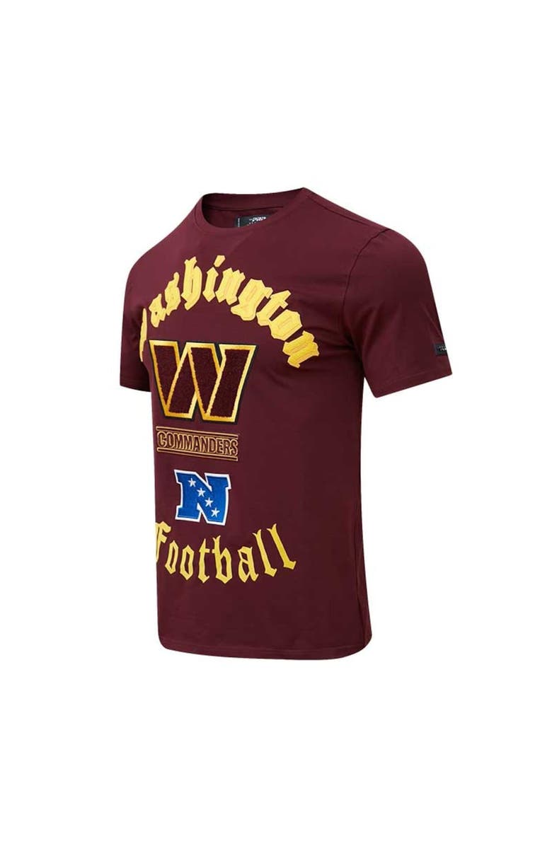 PRO STANDARD Men's Pro Standard Burgundy Washington Commanders Old English T-Shirt, Alternate, color, Burgundy