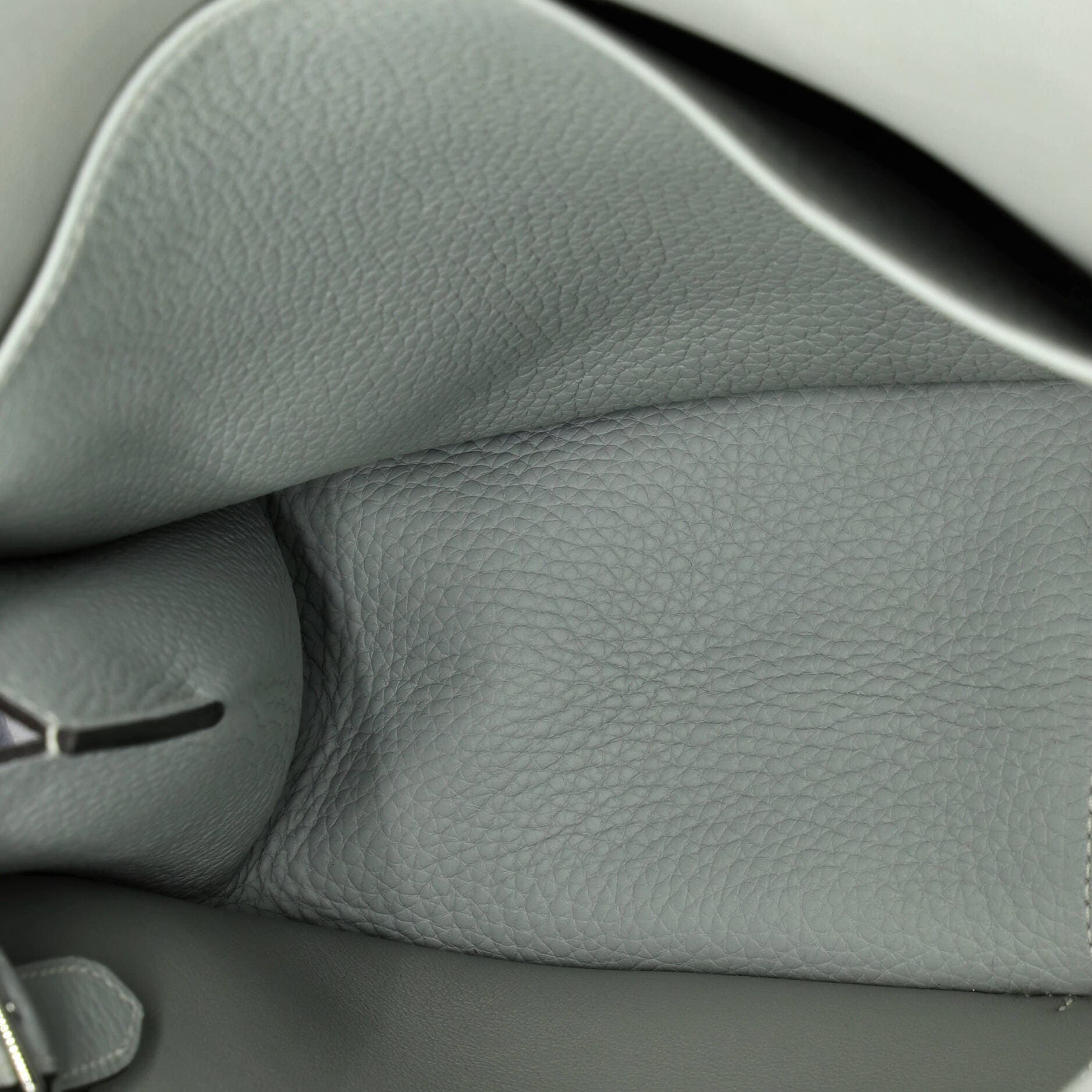 Pre-Owned Hermes Halzan Bag Clemence 31, Alternate, color, Bleu Pale