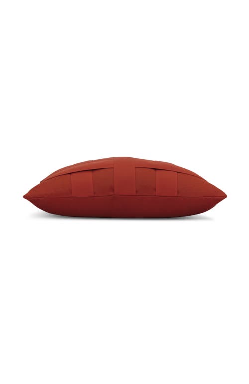 Elaine Smith Basketweave Hand Woven Indoor & Outdoor Accent Pillow