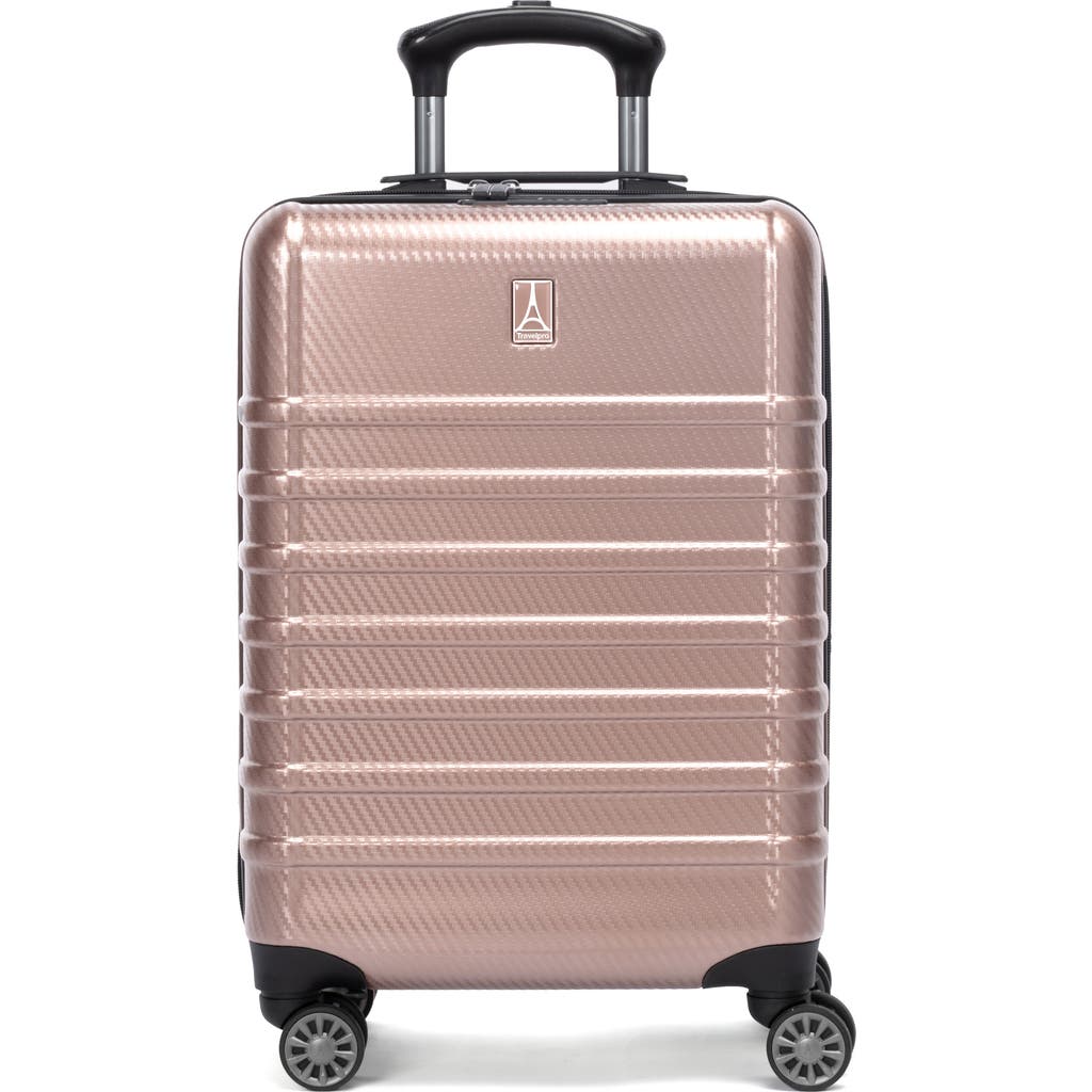 TRAVELPRO Rollmaster™ Lite 20-Inch Expandable Carry-On Hardside Spinner Luggage in Rose Carbon Fiber at Nordstrom Rack