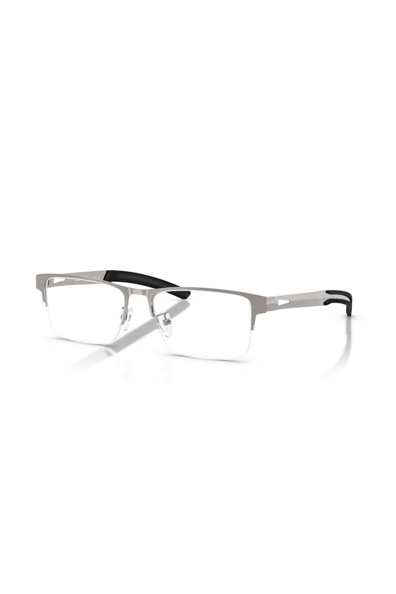 56mm Rectangle optical glasses, Main, color, Grey