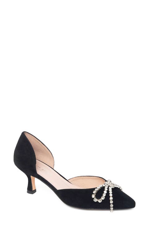 Bella Crystal Bow d'Orsay Pump