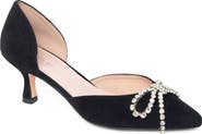 patricia green Bella Crystal Bow d'Orsay Pump