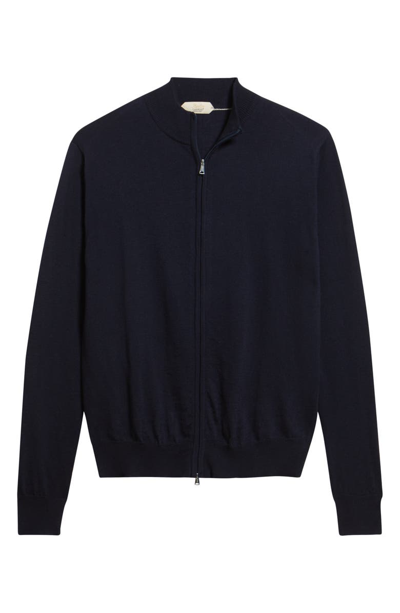 Aurélien Cashwool<sup>®</sup> Full Zip Sweater, Alternate, color, Navy
