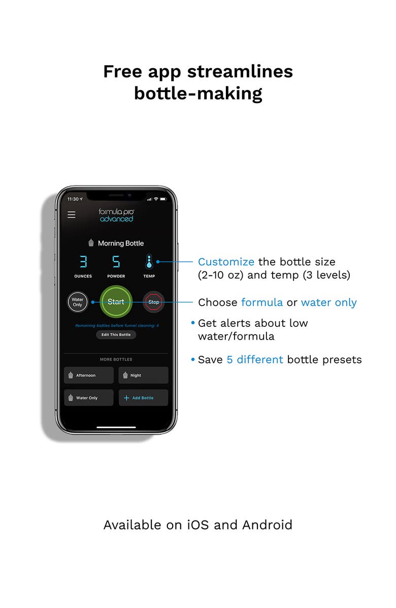 BABY BREZZA Formula Pro Advanced WiFi Formula Maker, Alternate, color, Black