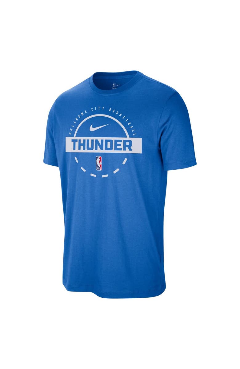 Nike Men's Nike Blue Oklahoma City Thunder Authentic Practice T-Shirt, Alternate, color, Blue