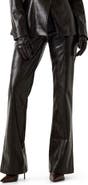 Marciano Alessandria Croc Embossed Faux Leather Bootcut Pants