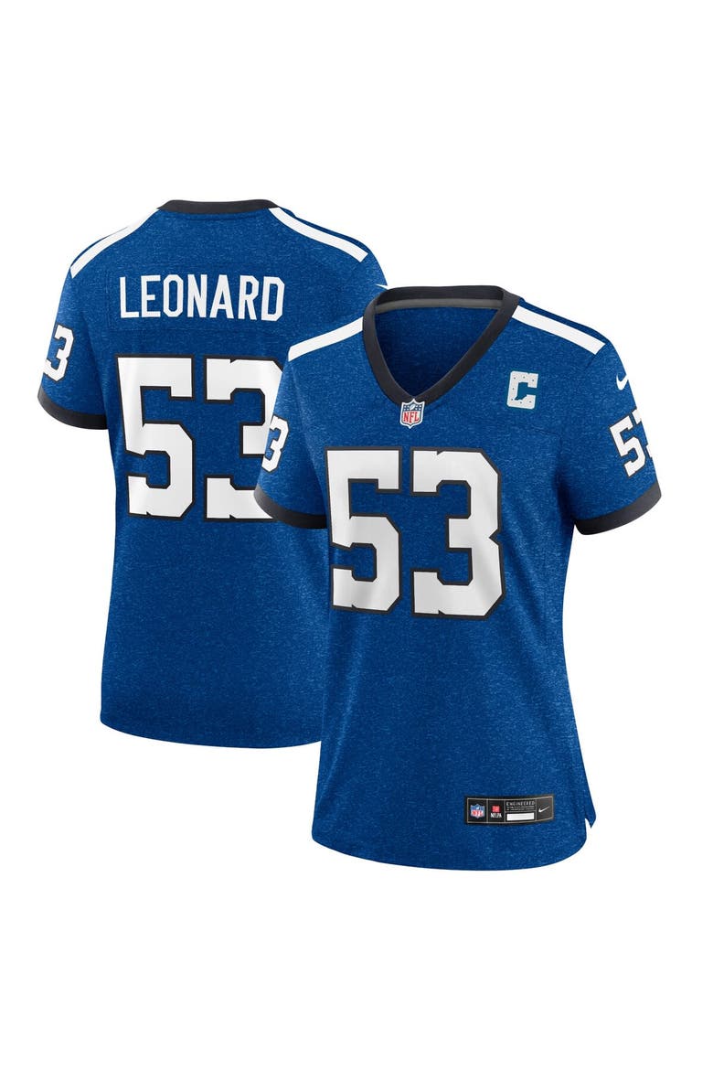 Women's Nike Shaquille Leonard Blue Indianapolis Colts Player Jersey, Main, color, Blue