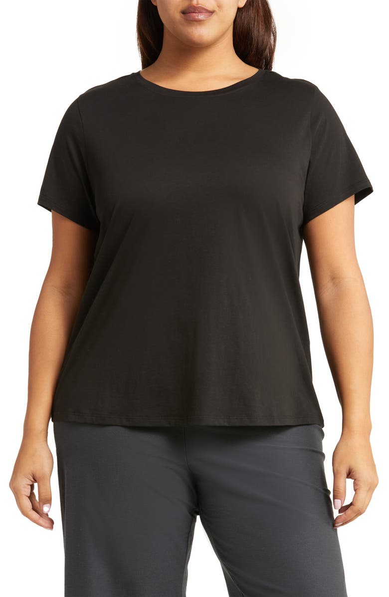 Eileen Fisher Organic Cotton T-Shirt, Main, color, 