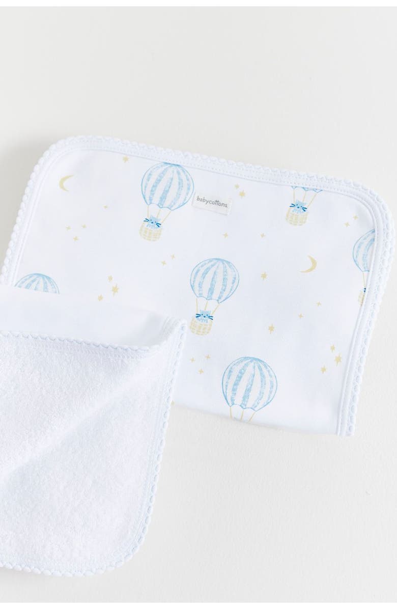 Babycottons Premium Peruvian Pima Cotton Robin Burps 2-Pack For Infant, Alternate, color,