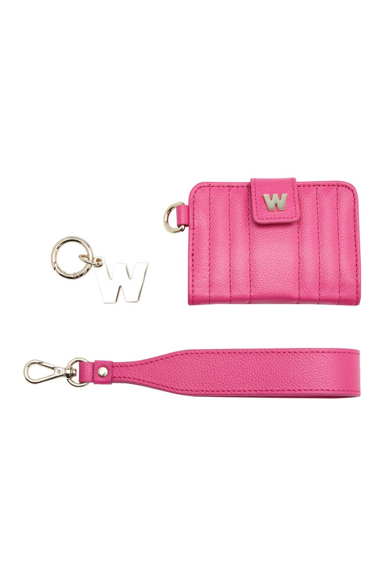 Mimi Credit Card Holder with Wristlet, Alternate, color, Mimi Pink