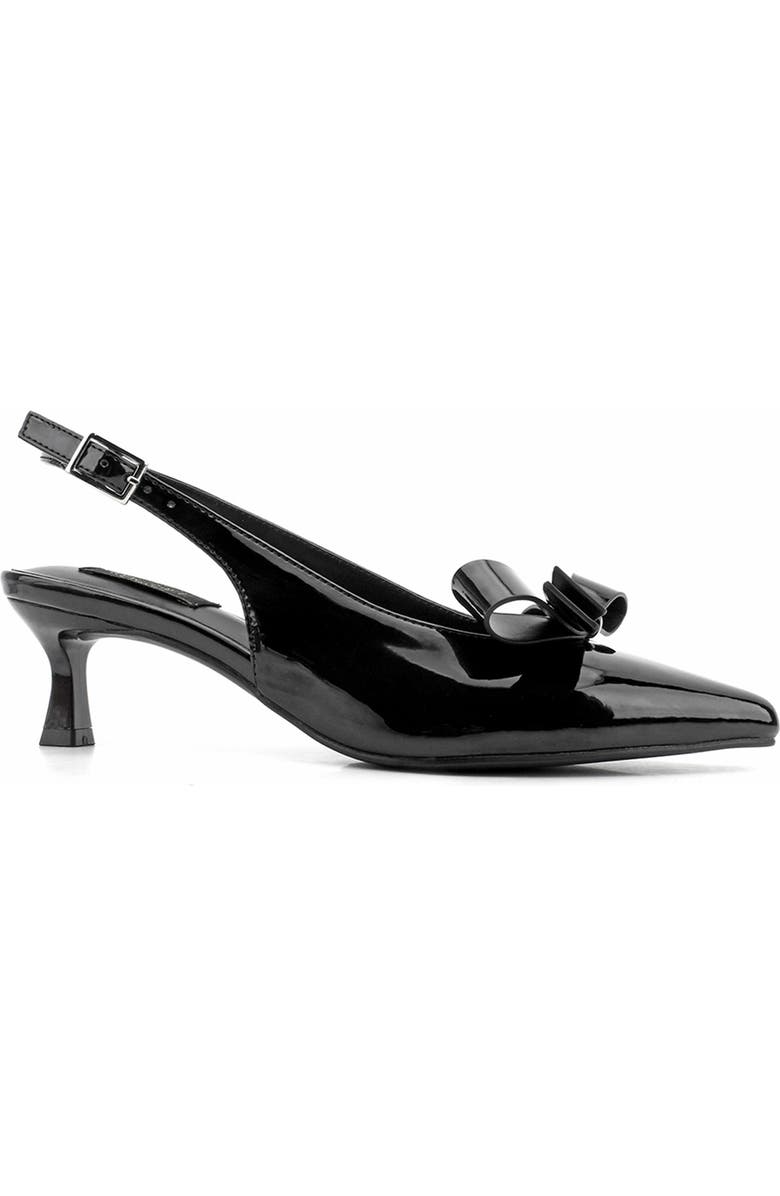RACHEL Rachel Roy Precious Bow Slingback Pump, Main, color, Black