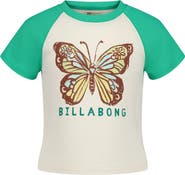 Billabong Kids' Butterfly Stamp Raglan T-Shirt