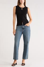Leith Variegated Rib Sweater Tank