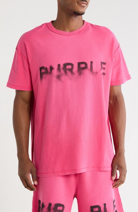 Textured Inside Out Cotton Graphic T-Shirt