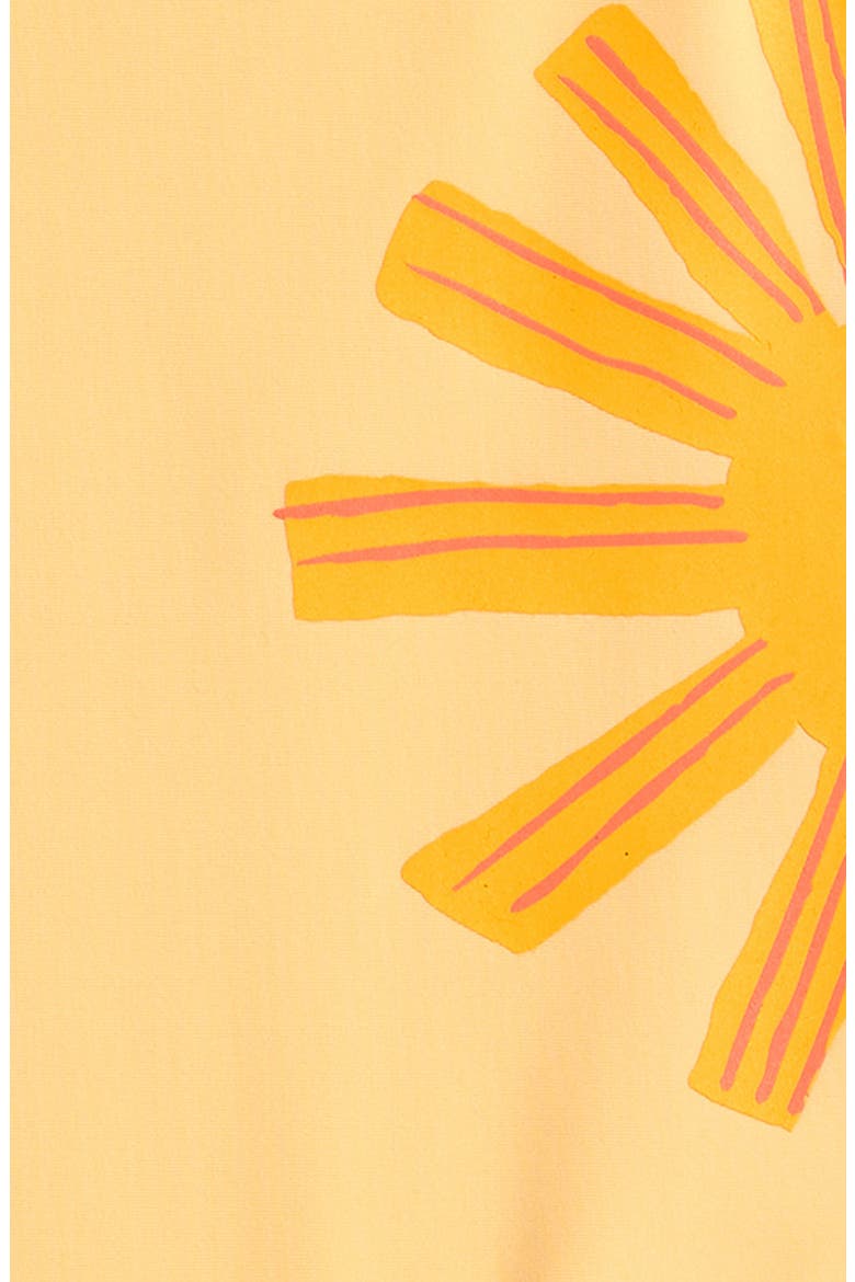 Kids' Scallop One-Piece Swimsuit, Alternate, color, MARGARINE SUN