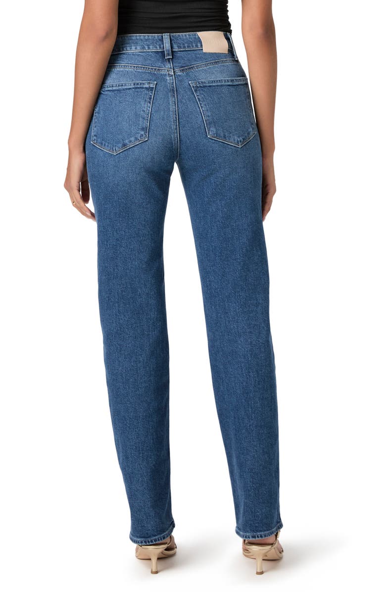 PAIGE Stevie High Waist Straight Leg Jeans, Alternate, color, Bonjour