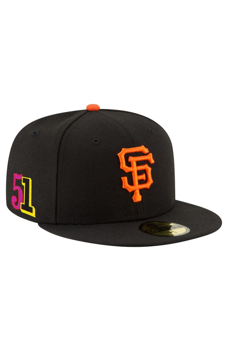 New Era Men's New Era Jung Hoo Lee Black San Francisco Giants 2025 Player’s Weekend 59FIFTY Fitted Hat, Main, color, 