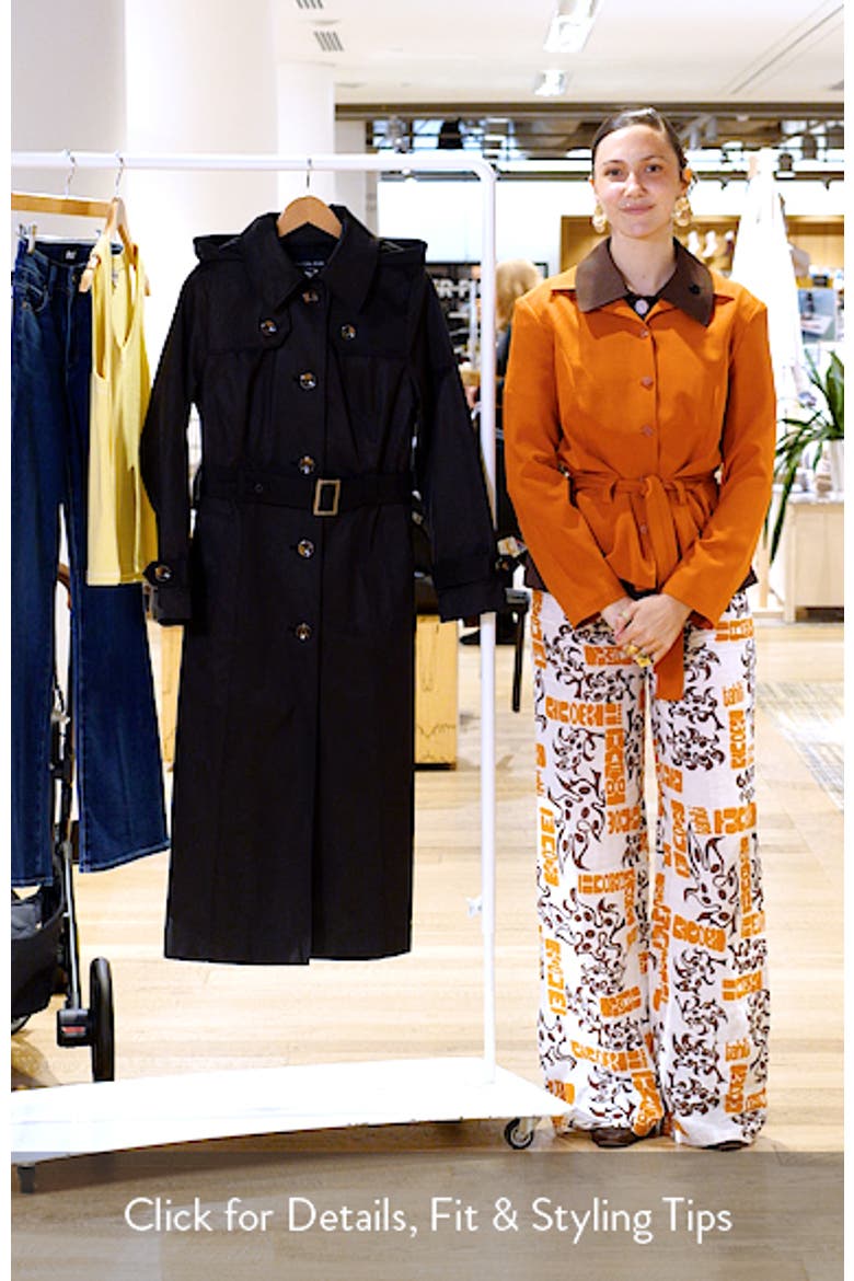 Cotton Blend Trench Coat video