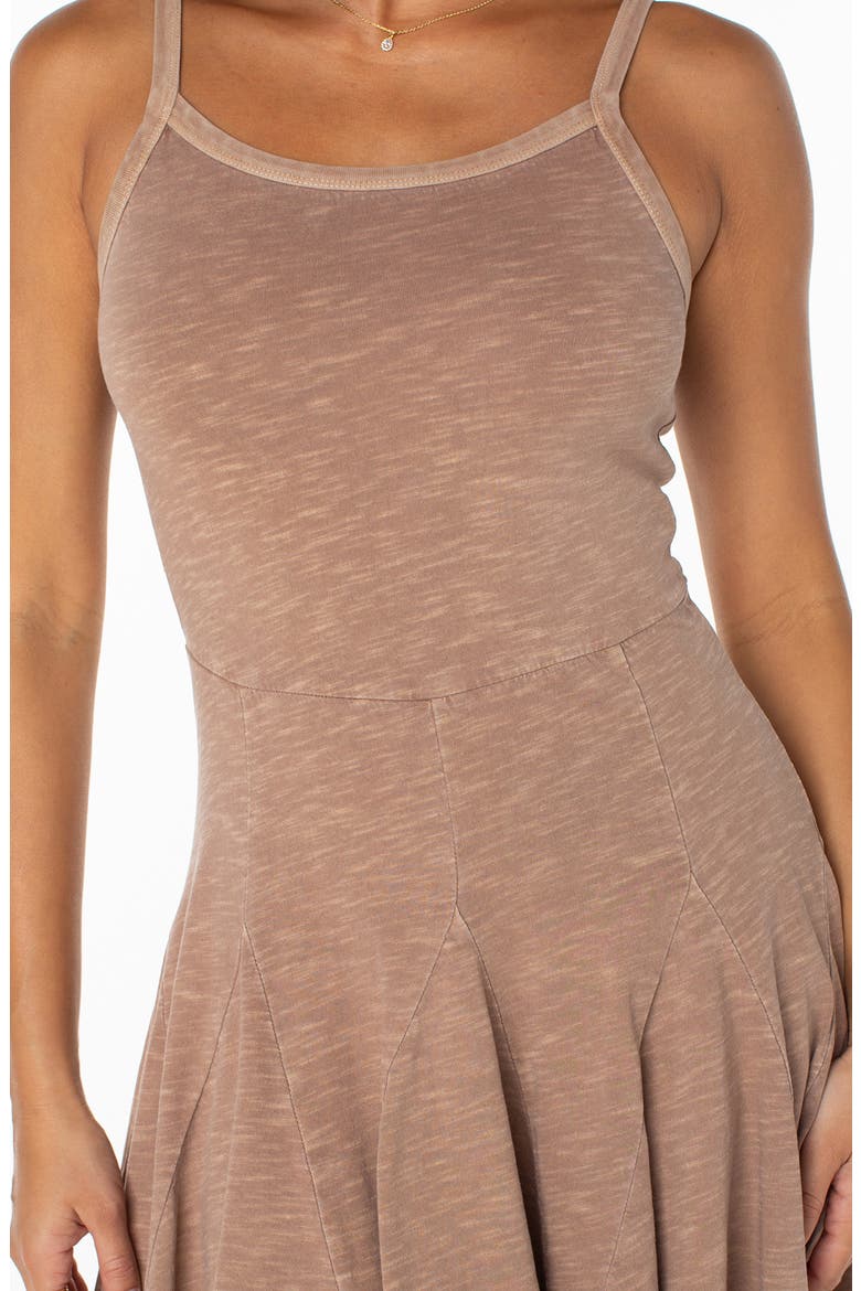 Take You There Cotton Minidress, Alternate, color, BROWNIE