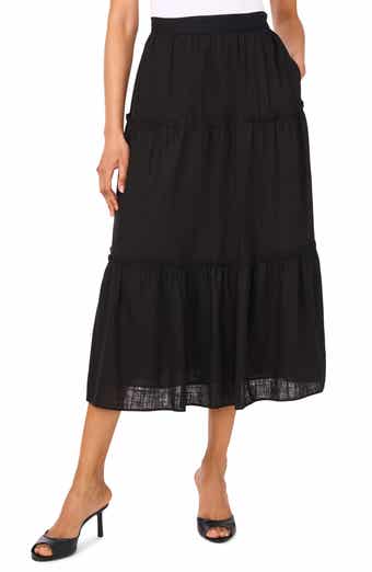 1.STATE Tiered Maxi Skirt