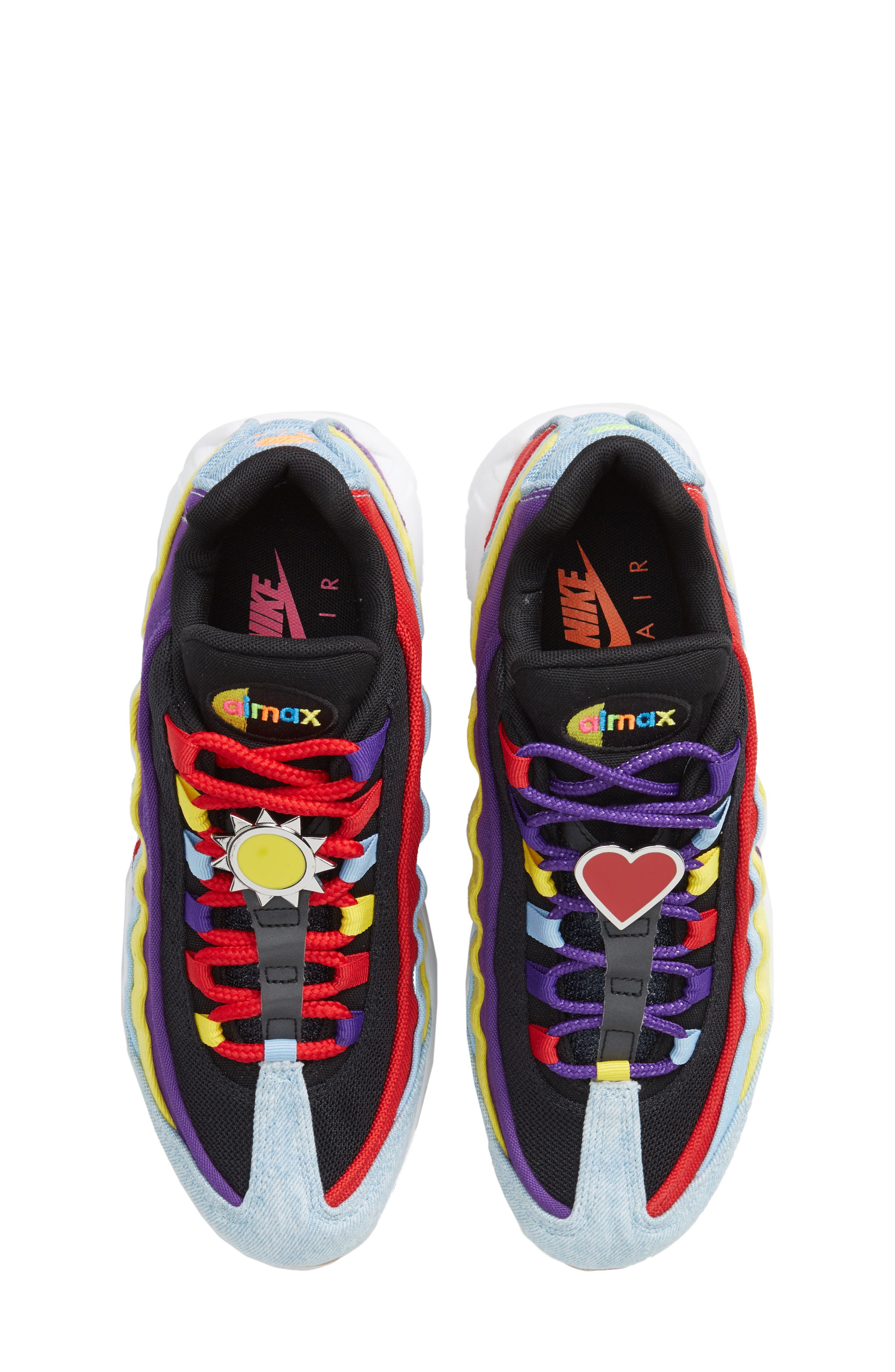Air Max 95 SP Sneaker, Alternate, color, PSYCHIC BLUE/ YELLOW/ WHITE