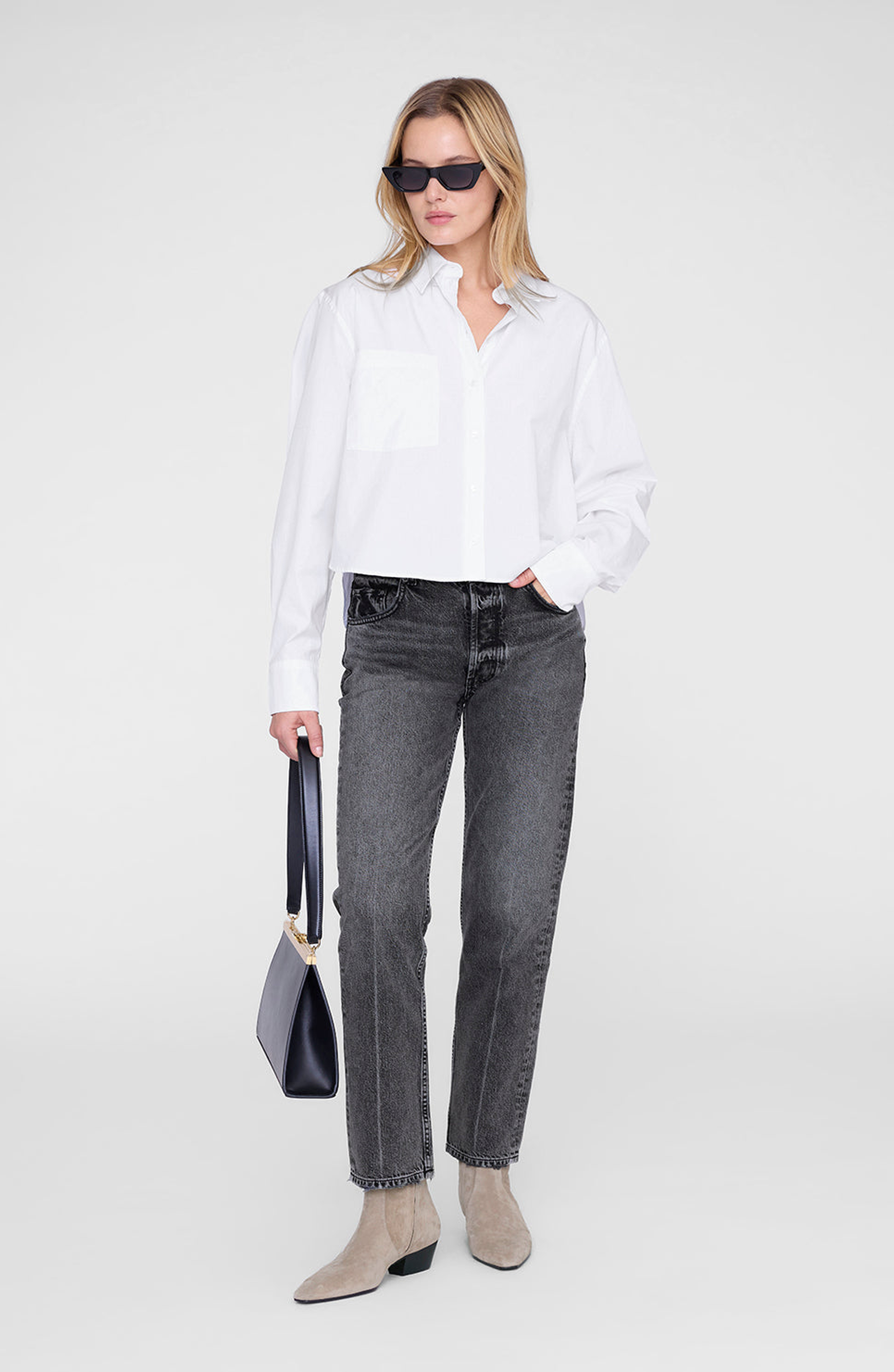 Essie Cropped Shirt - image 3