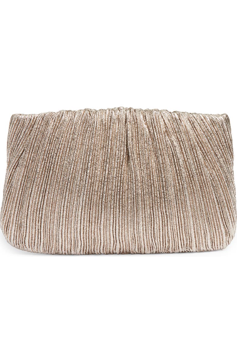 Loeffler Randall Brit Pleated Clutch, Alternate, color, Champ