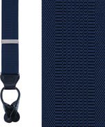 Trafalgar Big & Tall Classic Stretch Button End Suspenders