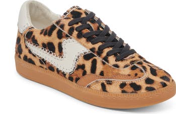 Notice Stitch Genuine Calf Hair Sneaker