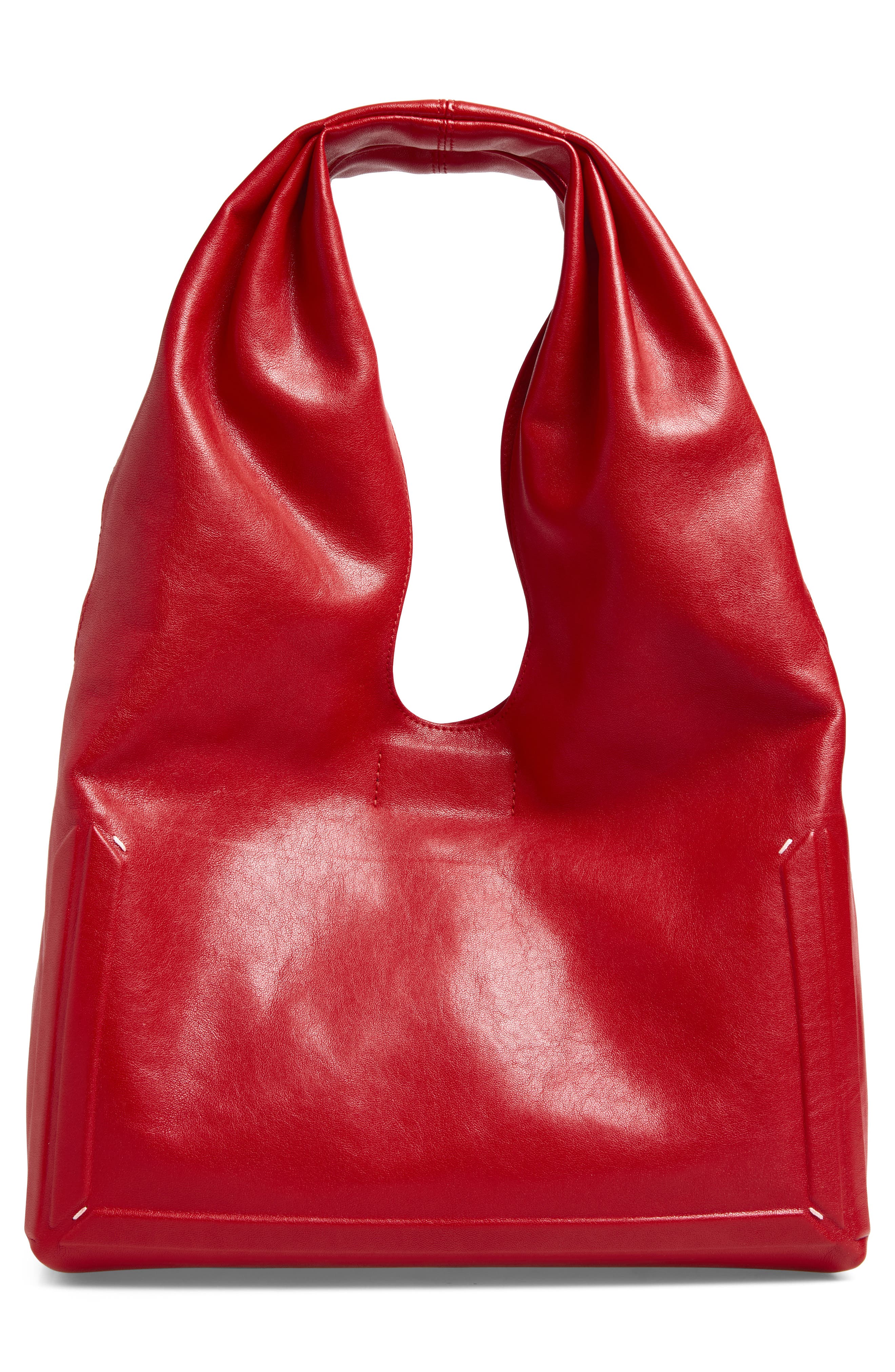 Maison Margiela Medium Box Bag, Alternate, color, Red