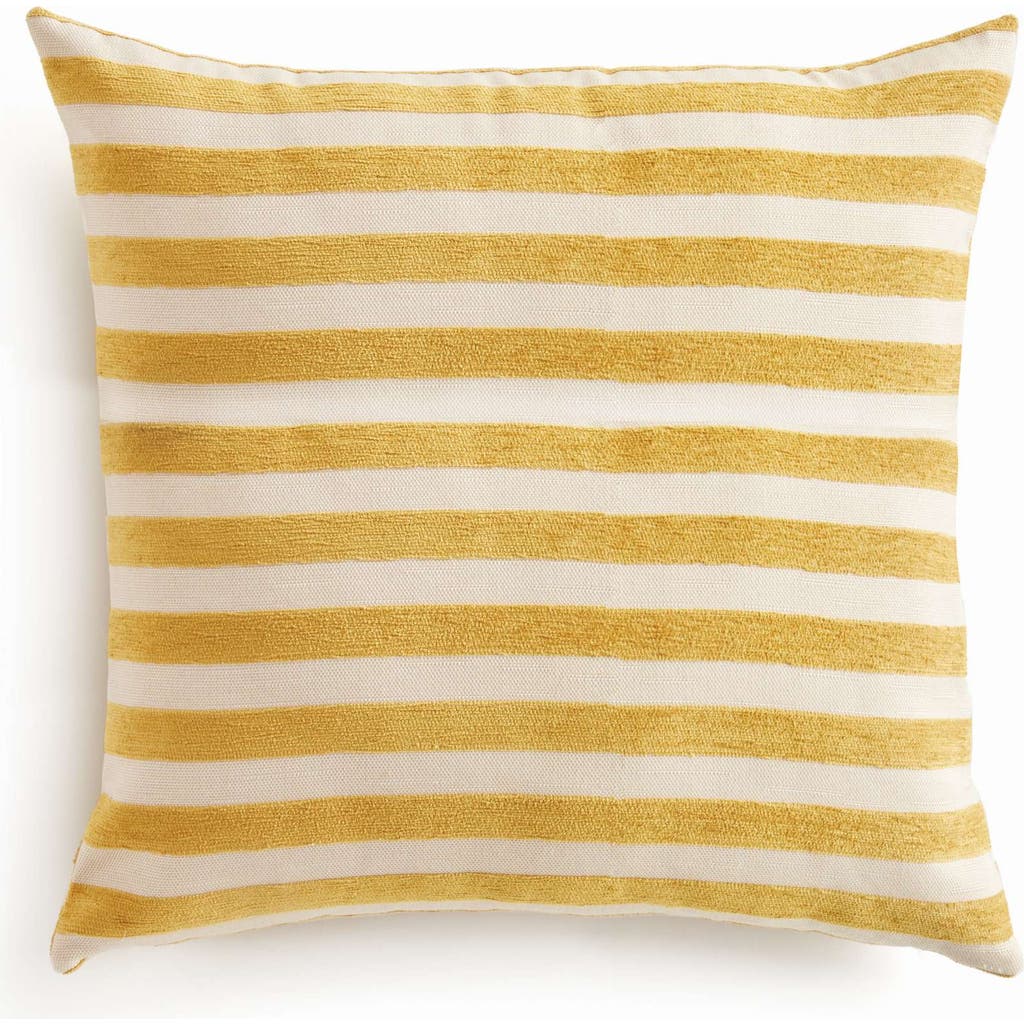 Napa Home & Garden Grant Square Indoor-outdoor Pillow 20" In Yellow
