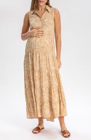 PIETRO BRUNELLI MATERNITY Button Down Maternity Dress