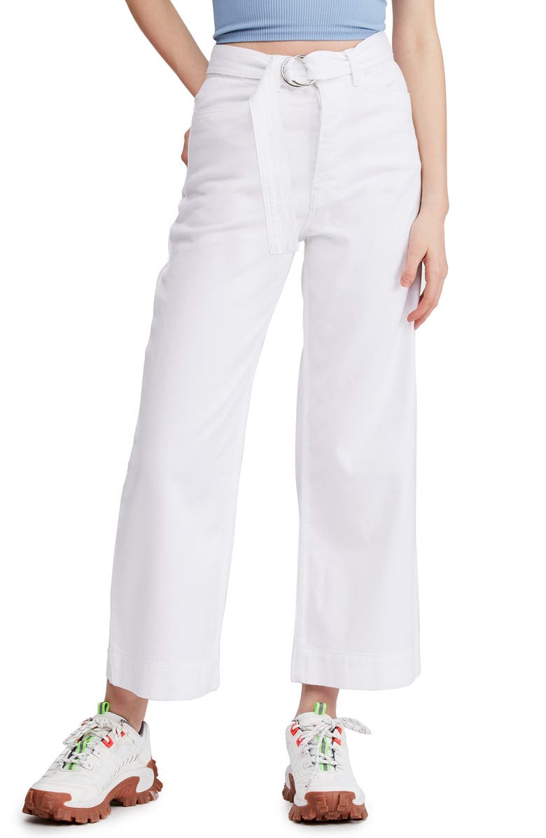 BDG Urban Outfitters Belted Flood Jeans, Main, color,