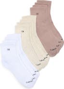 Calvin Klein 6-Pack Quarter Socks